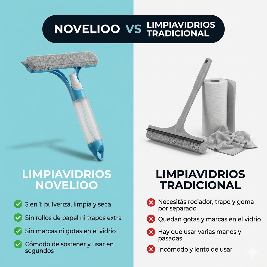 Limpia vidrios multifuncional