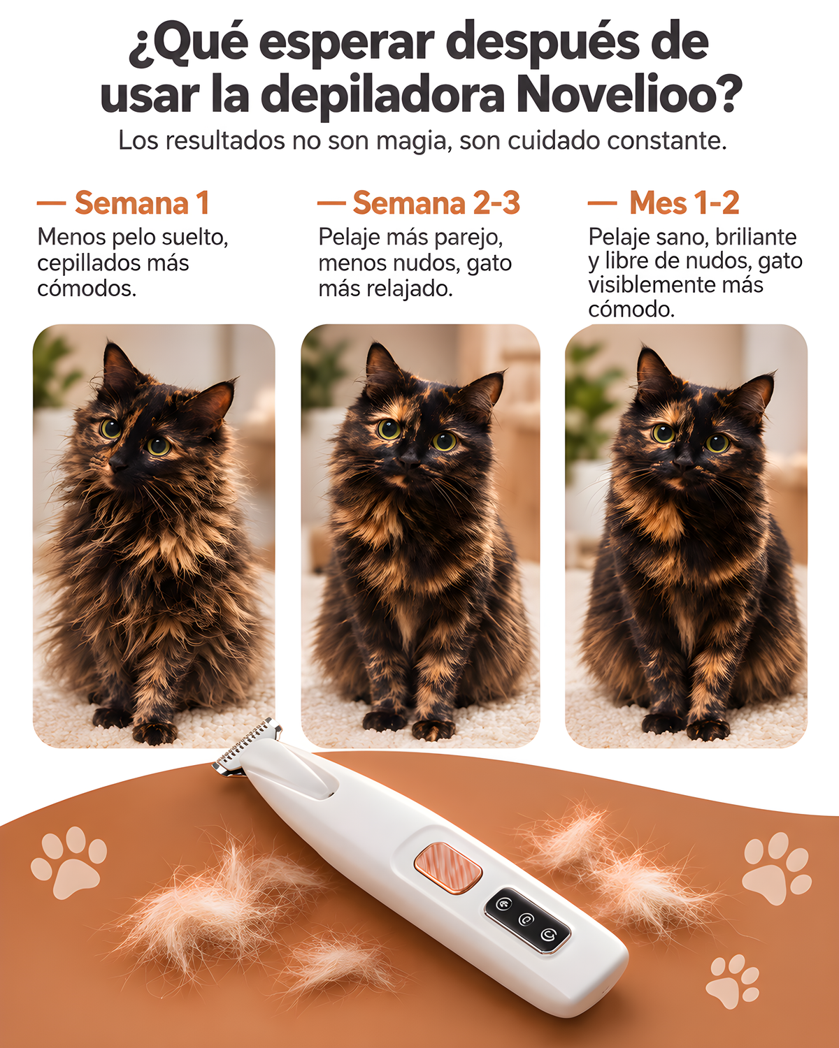 Mini Depiladora Para Gatos